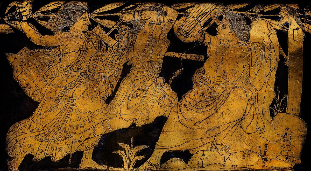 Orpheus. Eurydice. Hermes.