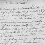 Richard Borton’s Last Will and Testament 1714