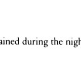 The Woods, Breathing