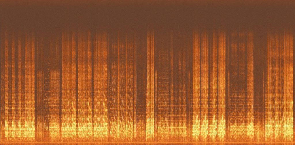 Spectrogram image of an audio file