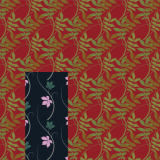 Dissonance and Rhyme (Pattern 15 with leaves)