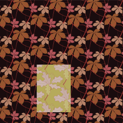 Dissonance and Rhyme (Pattern 22 with leaves)